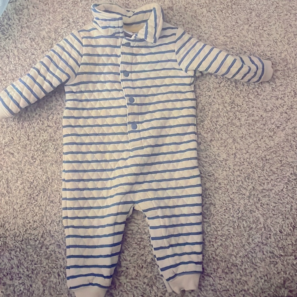 Old Navy 6-12month quilted onesie